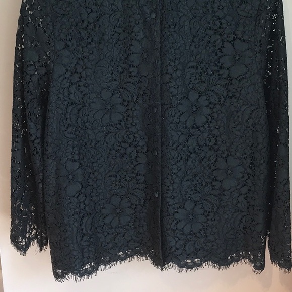 Joie Lace Mock-Neck Top - Picture 6 of 12